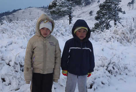 Cae Nieve En Centro America